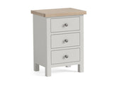 MC Grey Standard Bedside - metal handles